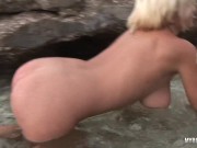 Big natural Tits babe Ines Cudna outdoor 13/16