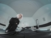 VR Conk Chloe Temple As Hot Petite Android In Best NieR:Automata Cosplay VR Porn 3/16