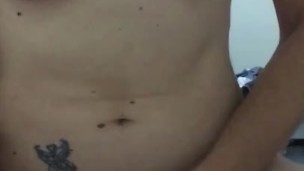 A welcome home handjob and some hairy pussy