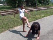 brat girl kicking 4/16