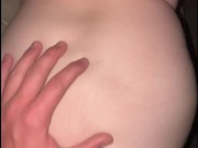 Gf can’t get over big cock with anal toy and creampie 11/16