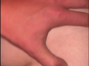 Gf can’t get over big cock with anal toy and creampie 8/16