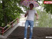 BITCHESABROAD - Brunette Tourist Gabriella Rossa Needs A Big Dick To Warm Her Pussy - LETSDOEIT 1/16