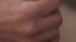 Guy Shoots Massive Load On Himself - Fountain Of Cum