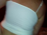 Wet girlfriend rides my dick 15/16