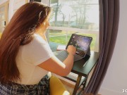 My slutty stepdaughter got caught being naughty in school again 1/16