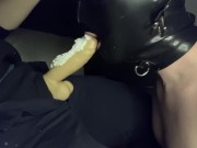 Deepthroat training for my bitch. 7/16