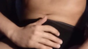 Teasing my cock, then cumming on my belly