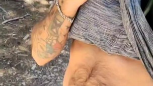 FtM Hiking Flashing Public Outdoors
