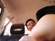Sex in the car with the big ass neighbor 15/16