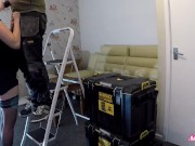 Young Wife alone home cheating with handyman🔥🔥 4/16