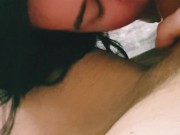 Cum in mouth. Sperm flows out mouth 12/16