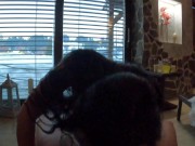 Risky public sex in wellness with big boobs college student! Tonny and Mia 10/16