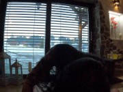 Risky public sex in wellness with big boobs college student! Tonny and Mia 11/16