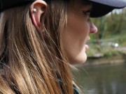 100K Subscribers Celebration. Carly Rae Takes Huge Mouthful Outdoors 5/16