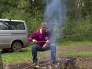 Seductive Teen Beuty Maxi Milks Her Man's Big Shaft In Camping Trip! 3/16