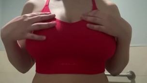 Yummy public titty flash