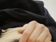 淫乱OLが仕事中にトイレでこっそりオナニー③ 15/16