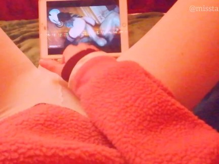 Pov Touching my pussy watching monster hentai nier sex white socks skinny girl masturb kawaii moans