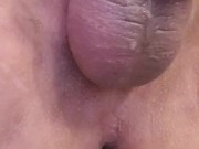Nub Chastity Clitty Rubbing In Washroom #3