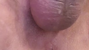 Nub Chastity Clitty Rubbing In Washroom #3