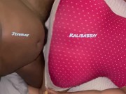 Big booty twerks on big cock 