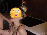 Pretty woman in a pink bathrobe 16/16