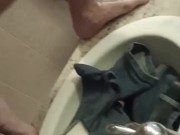 boy after shower spans the boar 8/16