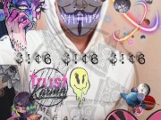 Sloppy mouth deepthroating Fat cock upside down PoV #0002 16/16