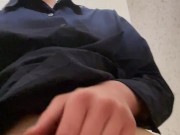 淫乱日本人OLが仕事中にトイレでこっそりオナニー④ 16/16