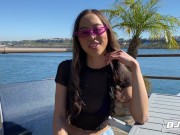 BJRAW Tiny Asian hottie Alexia Anders goes balls deep on this big cock 2/16