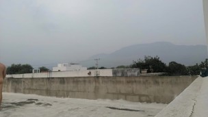 Exhibitionist hunk naked in his terrace (Terrace pt 1)