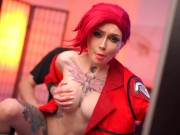 Vi from Arcane has the dirtiest dream to get fucked rough - CUT version 13/16