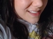 sfw chewing gum smoking fetish with dentures  10/16