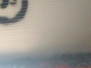 sfw chewing gum smoking fetish with dentures  12/16