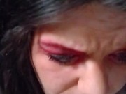 sfw chewing gum smoking fetish with dentures  6/16