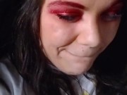 sfw chewing gum smoking fetish with dentures  8/16