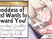 Goddess of Lust Rewards You ♥ [~30 mins long] [Benevolent Lustful Goddess x Dutiful Virgin Listener] 9/16