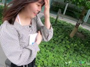 Japanese amateur Ayumi Honda 1st porno in casting couch chat finger fucking pussy pt1 3/16