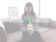Japanese amateur Ayumi Honda 1st porno in casting couch chat finger fucking pussy pt1 4/16