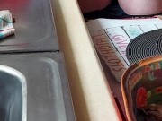 Washing Dishes in the kitchen makes me Horny 3/16