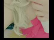 Sucking on my dildo has my lipstick all over me!  12/16