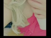 Sucking on my dildo has my lipstick all over me!  2/16