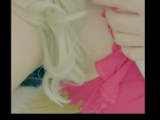 Sucking on my dildo has my lipstick all over me!  7/16