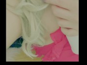 Sucking on my dildo has my lipstick all over me!  8/16