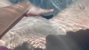 Artemisia Love playing with her big tits and jerking off in the jacuzzi ( full video on OnlyFans)