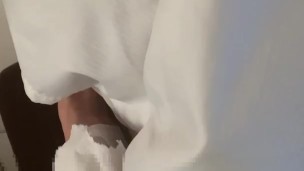 Cumshot to glass - strange masturbation in Japan (censored)