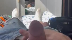 Suck my sweaty nuts & feet