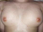 Massage my boobs with oil 9/16