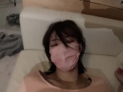 （ほぼ無修正）夜が寒くて風邪を引いた彼女を看病しようとしたけど、我慢できずにハメ撮り♡中出し（精子注入）거의 검열되지 않은 일본 아마추어 섹스 16/16